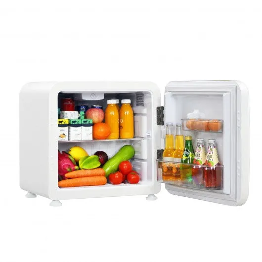 1.6 Cubic Feet Compact Refrigerator with Reversible Door-White
