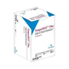 3M™ Tempa·DOT™ Plus Rectal Thermometer with Sheath, 1 Case of 1600