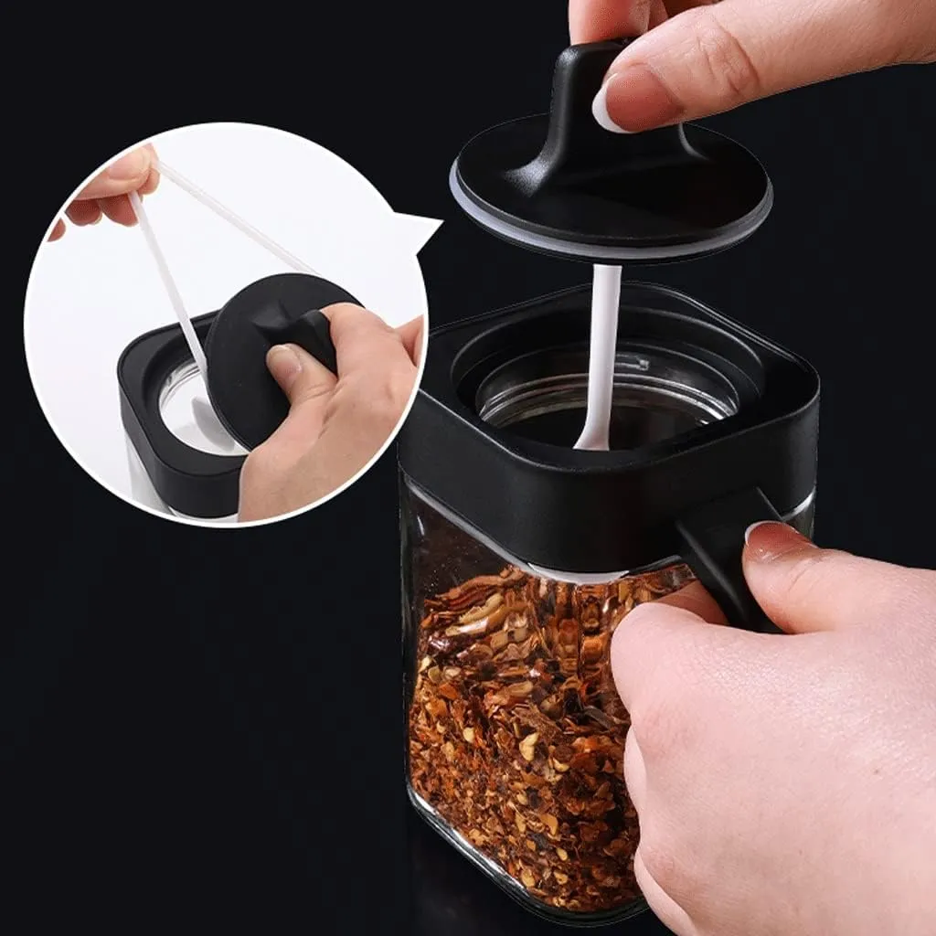 4 PCs Spice And Sugar Jar-(5332)