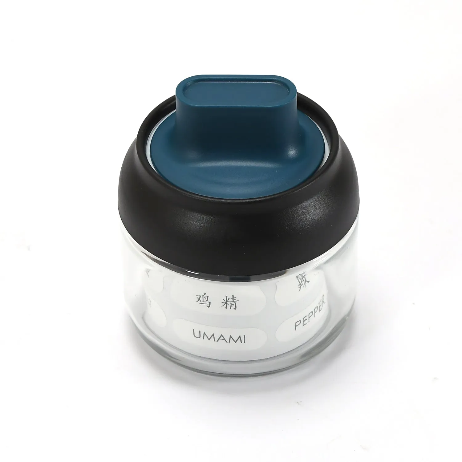 5219 Spice Jar Sealed Spoon Cover Integrated Design with Spoon for Kitchen