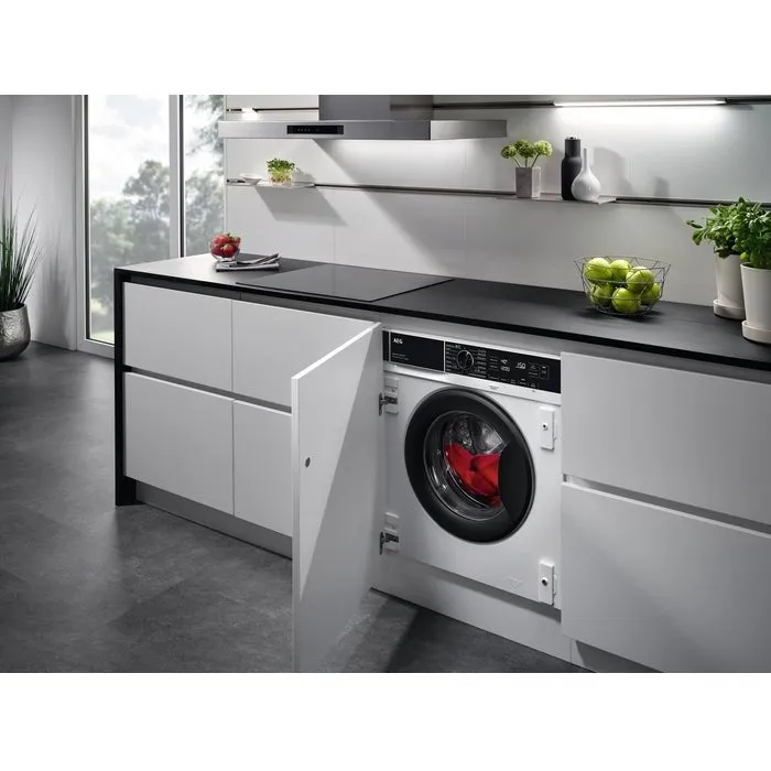 AEG LF7C8636BI ProSteam Integrated 8kg Washing Machine with 1600 rpm - White
