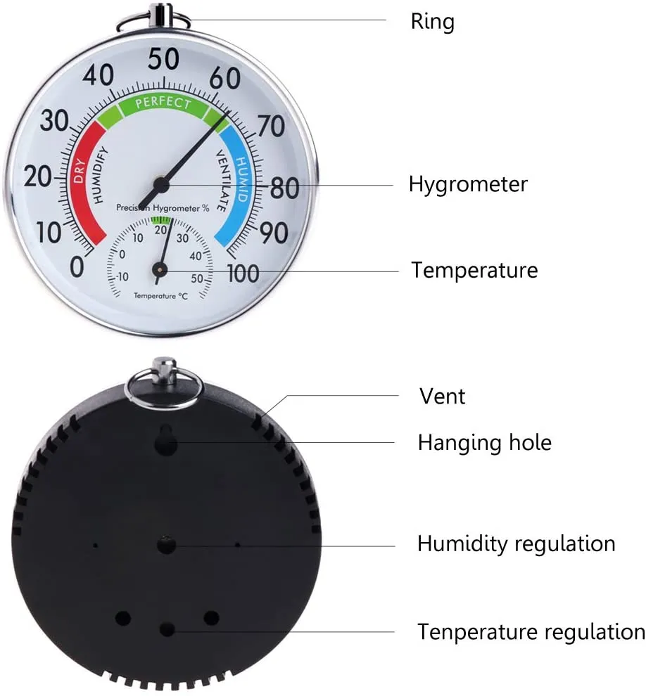Analog Thermometer-Hygrometer