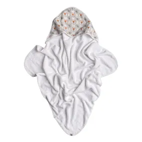 Bamboo Hooded Terry Towel 35.4" x 35.4" - Fox & Raccoon