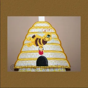 Bee Hive Towel Toppers