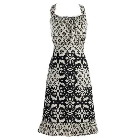 Black and White Mixed Vintage Apron