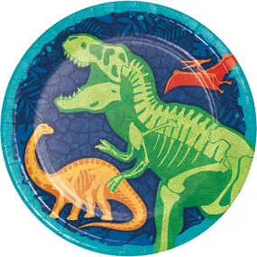 Bulk Dino Dig Paper Dinner Plates (96 per Case)
