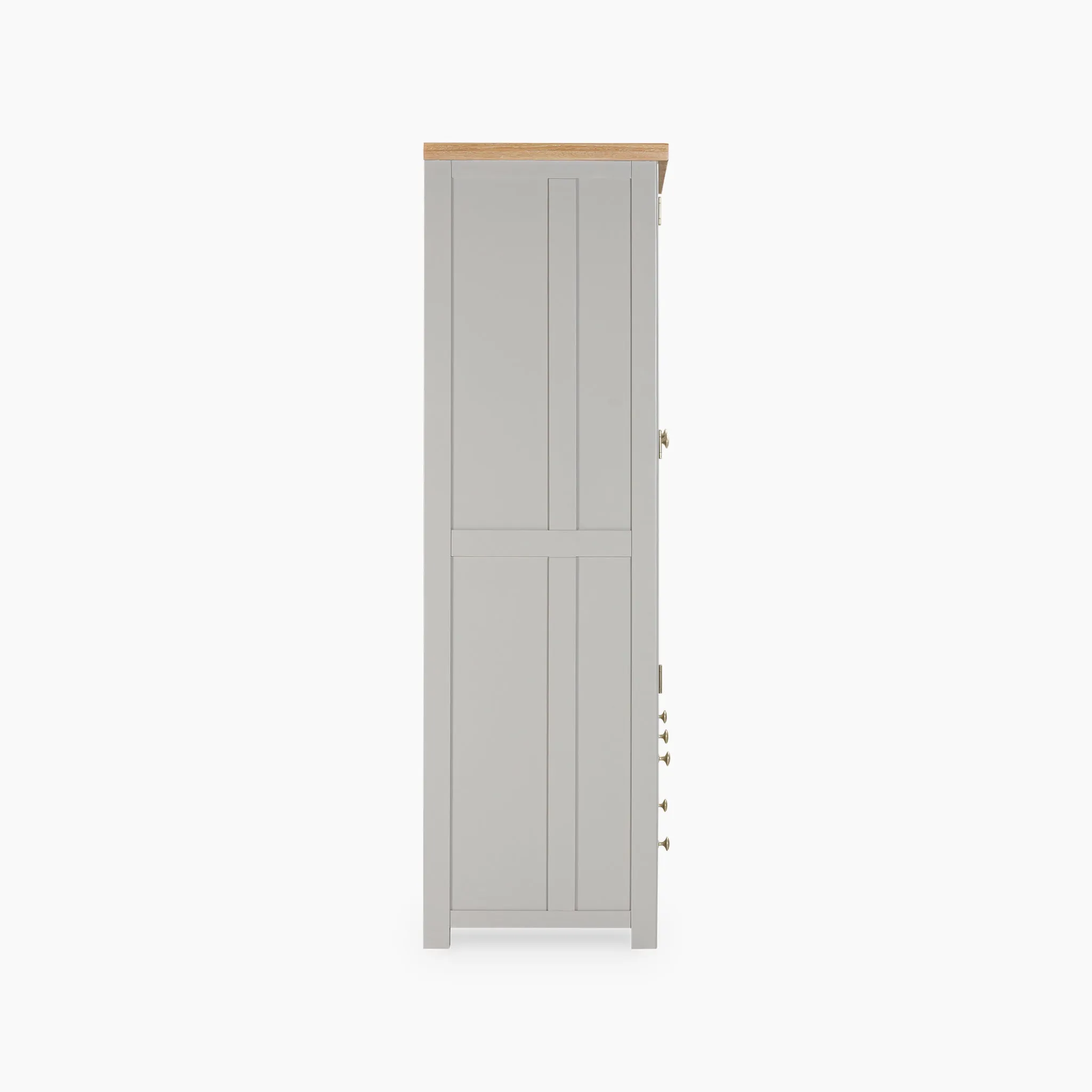 Burford Triple Larder Unit in Pebble Grey