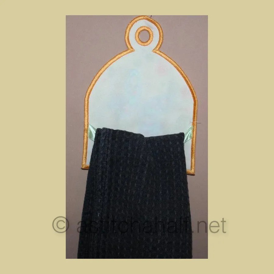 Butterfly Blue Towel Toppers