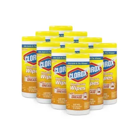 Clorox® Citrus Blend Disinfecting Wipes (7" x 8" | 35 Wipe Canisters) - Case of 12