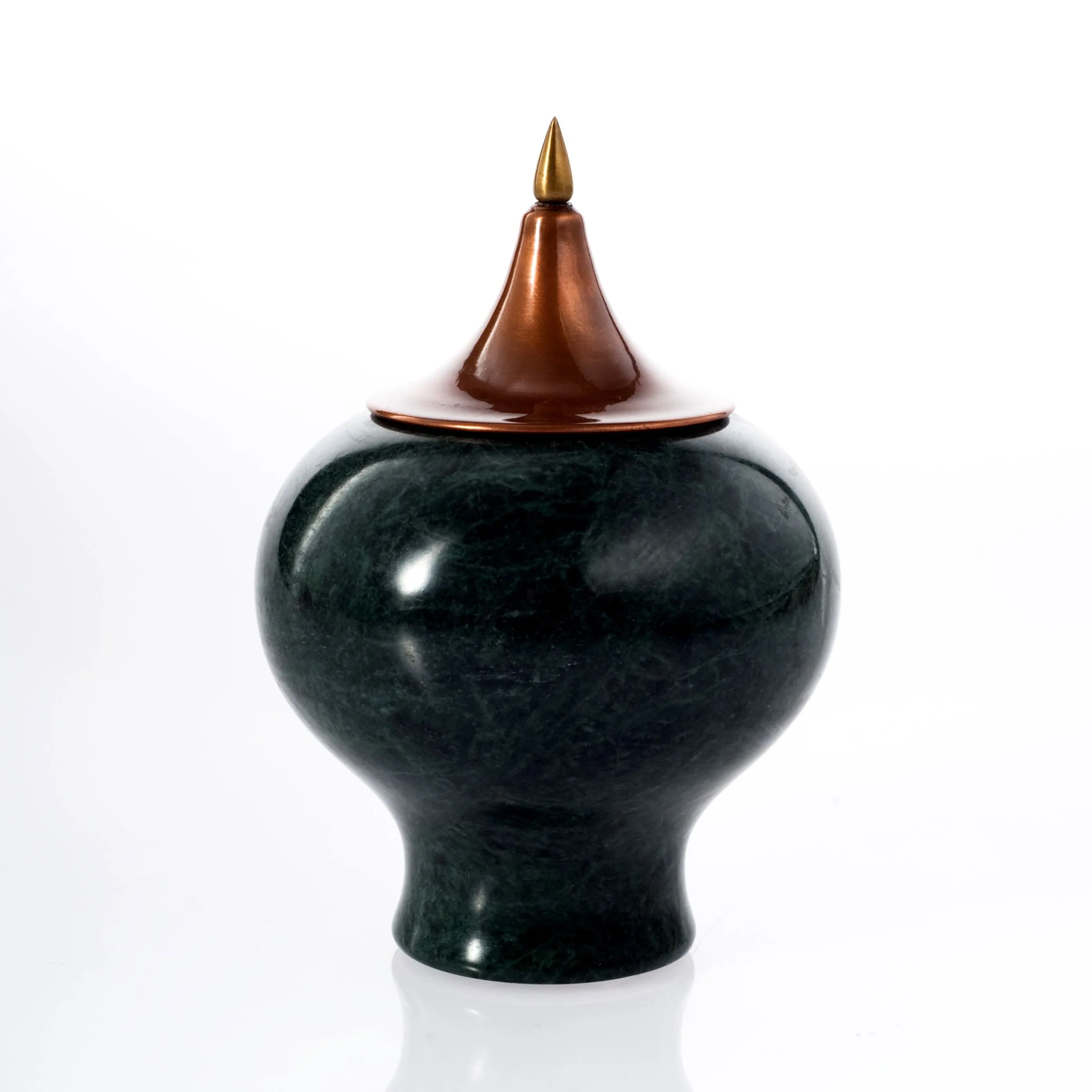 Decorative Glass Jars In Black | Marble, Cast Brass & Copper | Antique