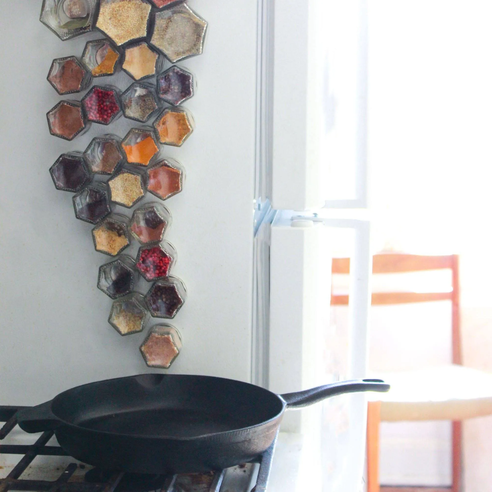 Empty Magnetic Spice Jars