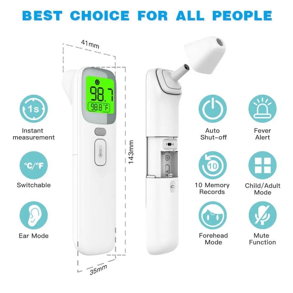 Forehead & Ear Infrared Thermometer