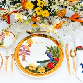 Garden of Paradise by Senaka Senanayake - 63 Piece Dinner Set and Tea Set  - Service for 8