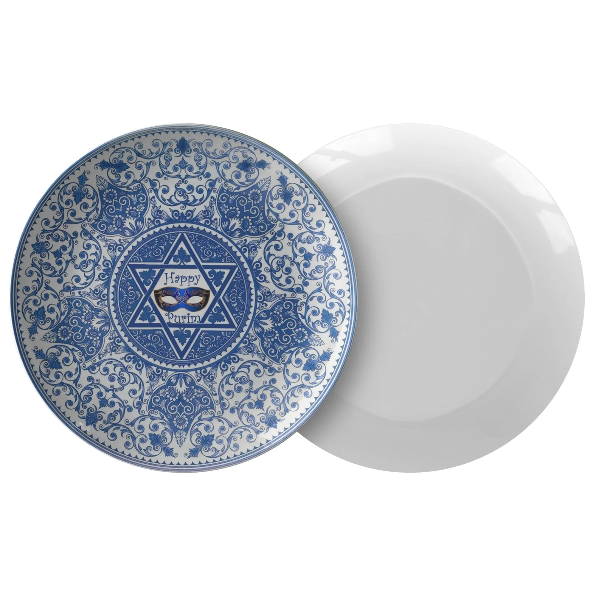 Happy Purim Serving & Dinner Plates
