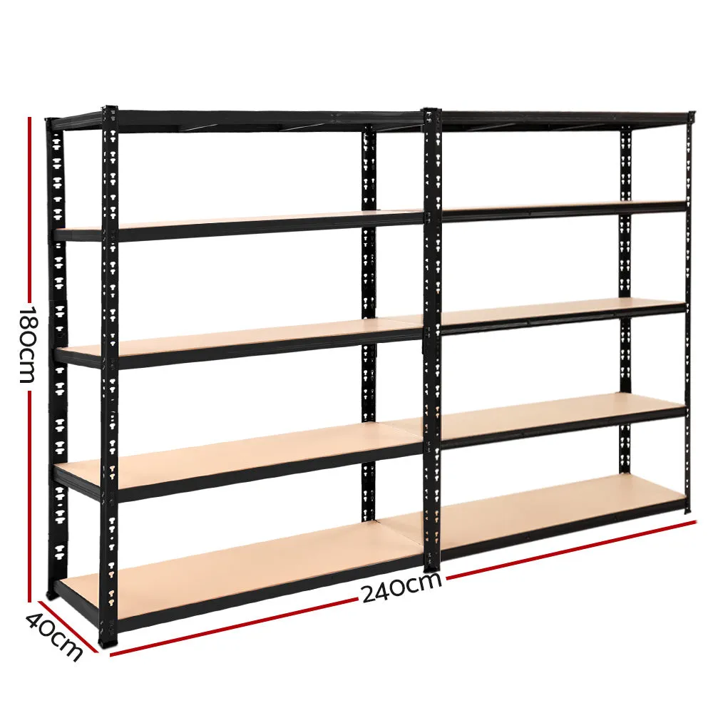 Heavy-Duty 2.4m Adjustable Steel Storage Racks - Giantz