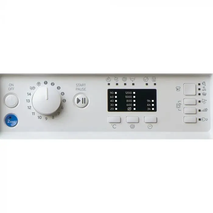 Indesit BIWMIL91485UK 9kg 1400rpm Integrated Washing Machine - White