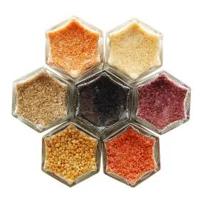 Infused Salts — 7 Gourmet Flavored Salts in Magnetic Jars
