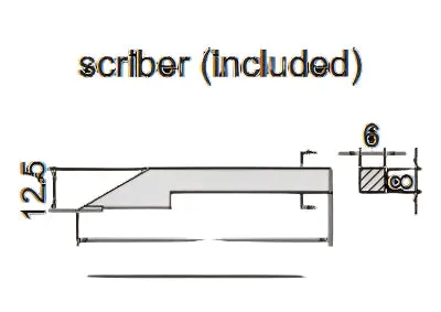 Insize 1253-150 Vernier Height Gauge 0-150mm Range 0.02mm Graduation with Carbide-Tipped Scriber