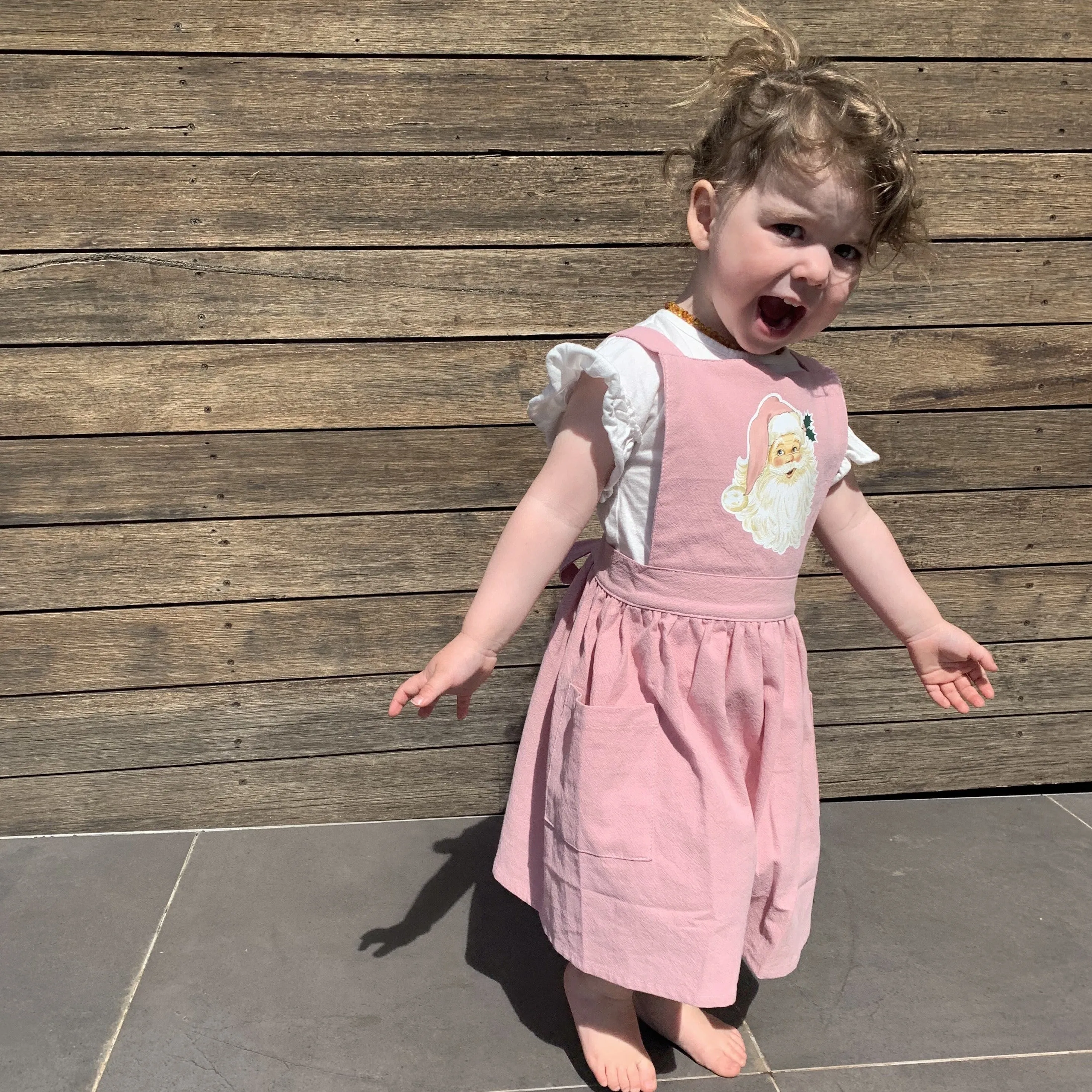 Jolly Mini Apron - Blush