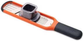 Joseph Joseph Handi-Grate 2-in-1 Grater and Slicer, Orange