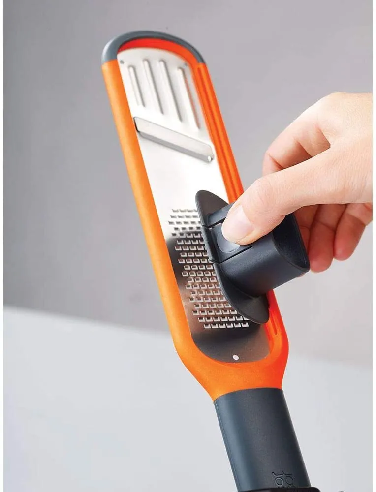 Joseph Joseph Handi-Grate 2-in-1 Grater and Slicer, Orange