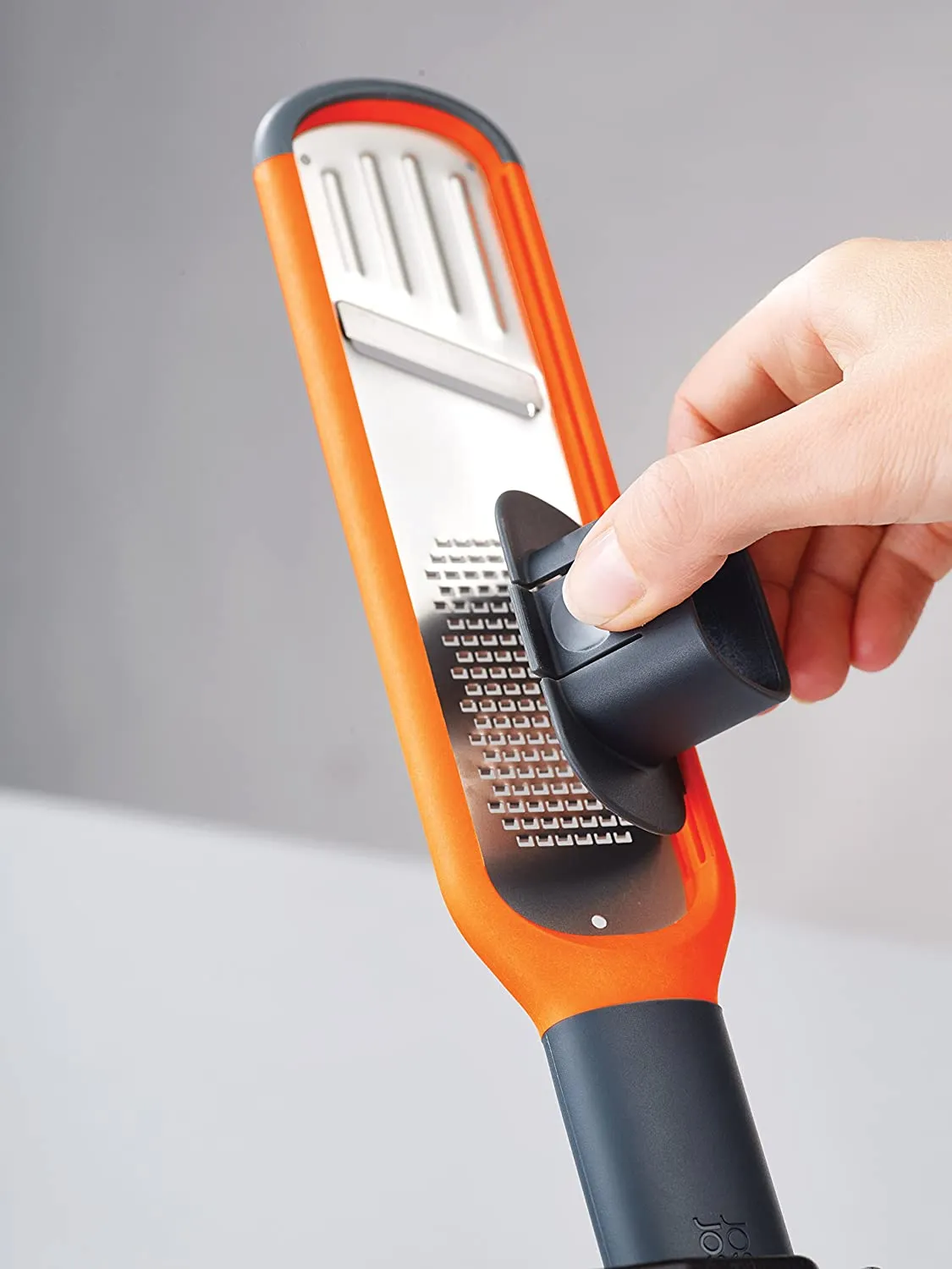 Joseph Joseph Handi-Grate 2-in-1 Grater and Slicer, Orange
