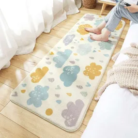 Kawaii Long Fluffy Bedroom Rugs Set 1