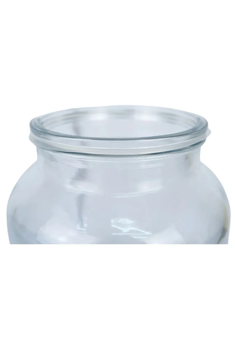 Landmark Round Cookie Jar With Stainless Lid