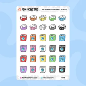 Laundry Cleaning Stickers