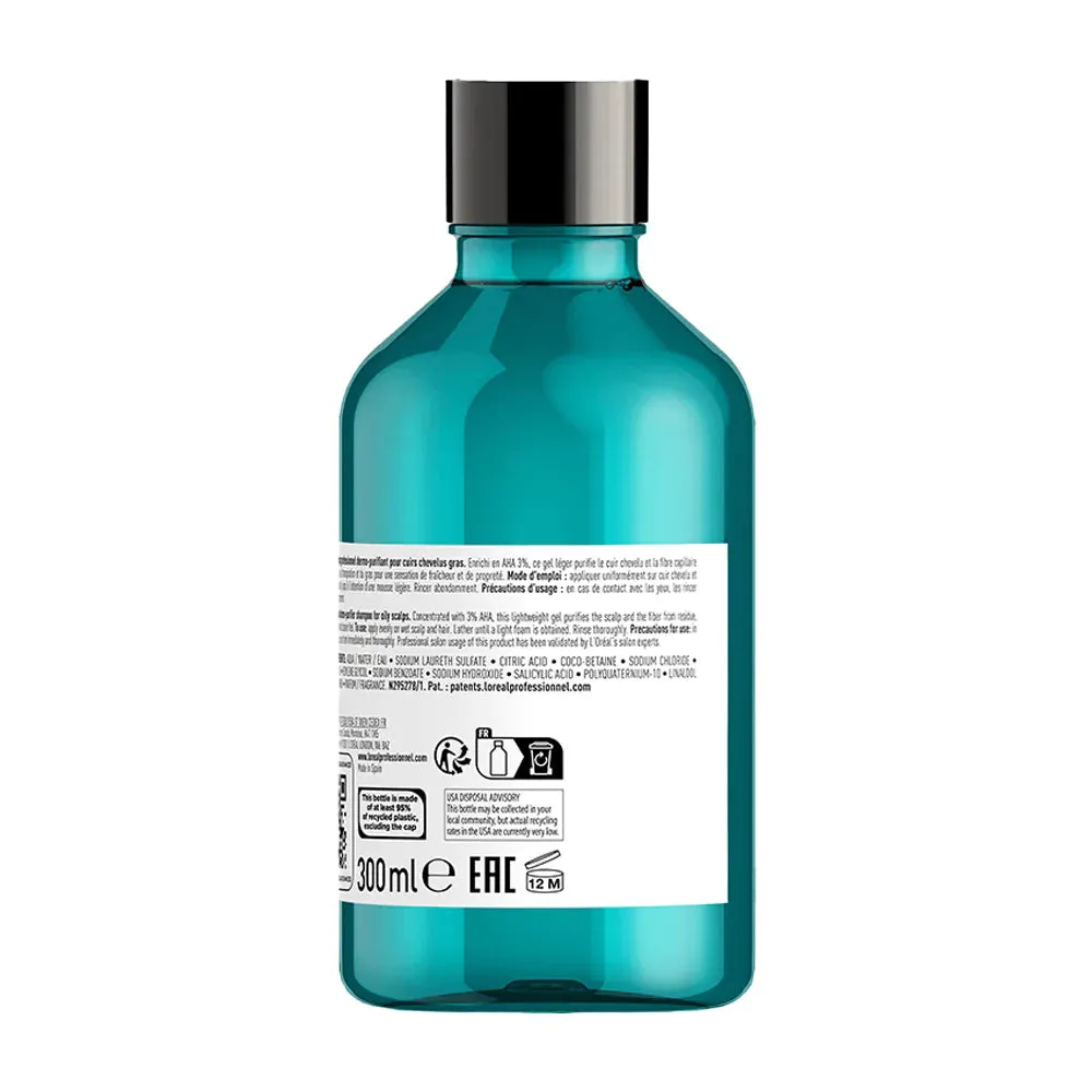 L'oreal Professionnel Scalp Advanced Anti-Oiliness Dermo-Purifier Shampoo 300ml