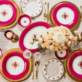 Lotus at Fatehpur - 27 Piece Dinner Set