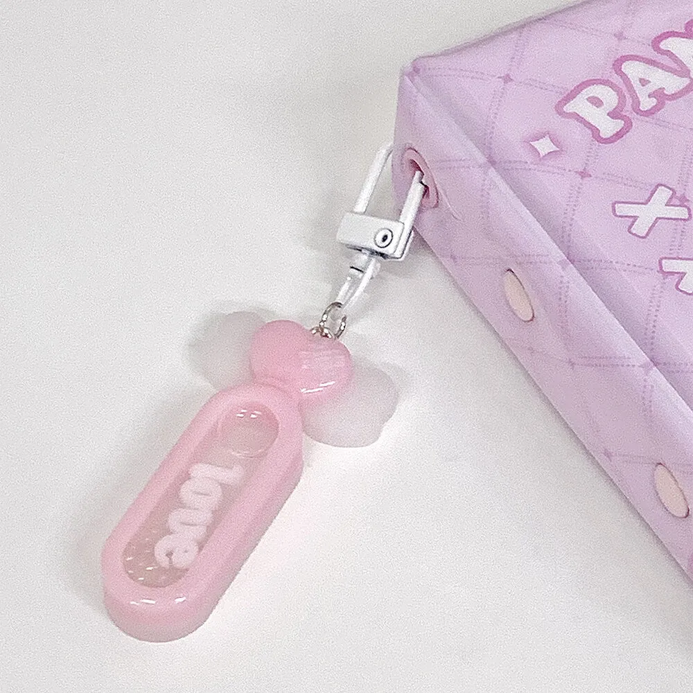 Love Thermometer Resin Shaker Keychain