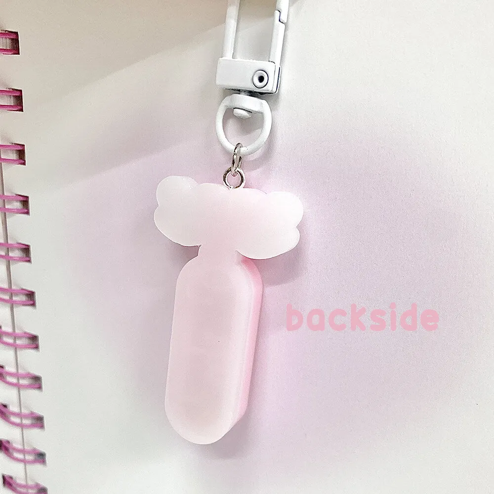 Love Thermometer Resin Shaker Keychain