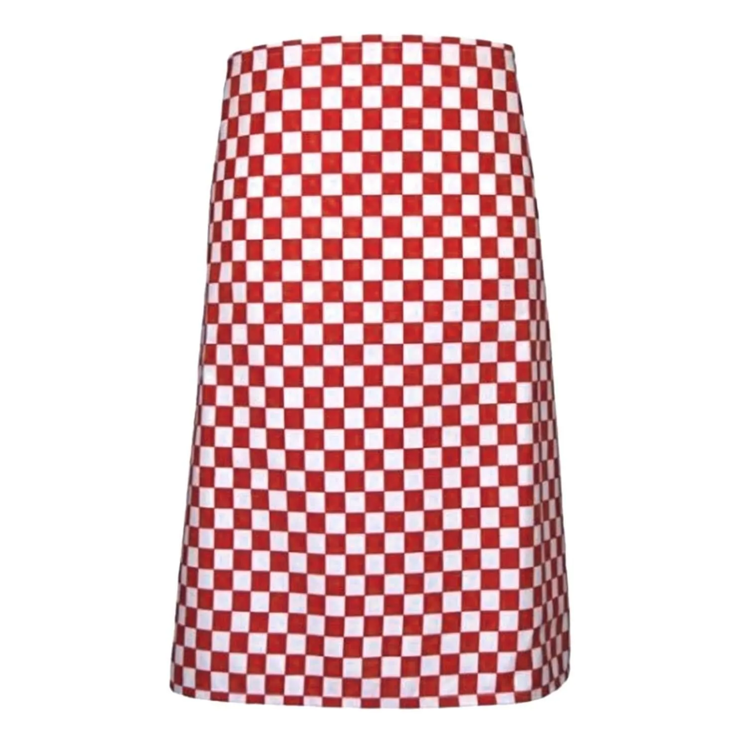 Pegasus Aprons Red and White Checkerboard Waist Aprons