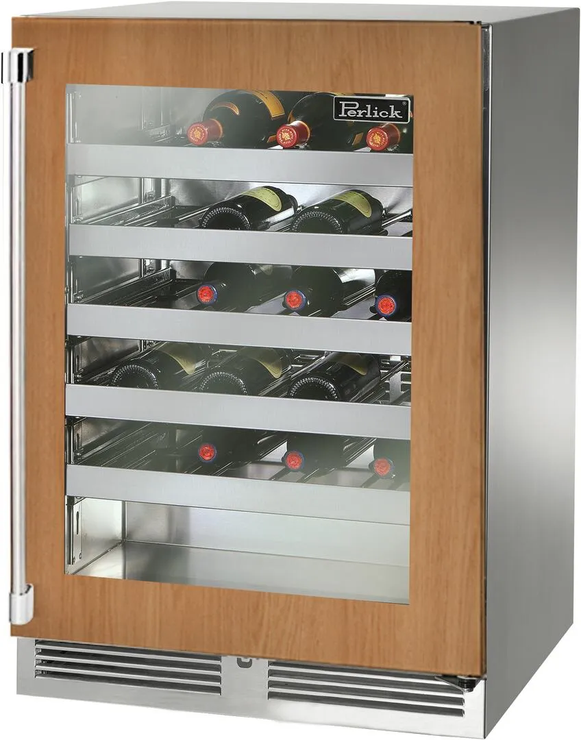 Perlick 24 inch Signature Series 45 Bottle Wine Cooler HP24WS-4-4