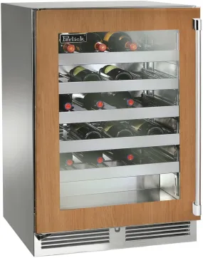 Perlick 24 inch Signature Series 45 Bottle Wine Cooler HP24WS-4-4