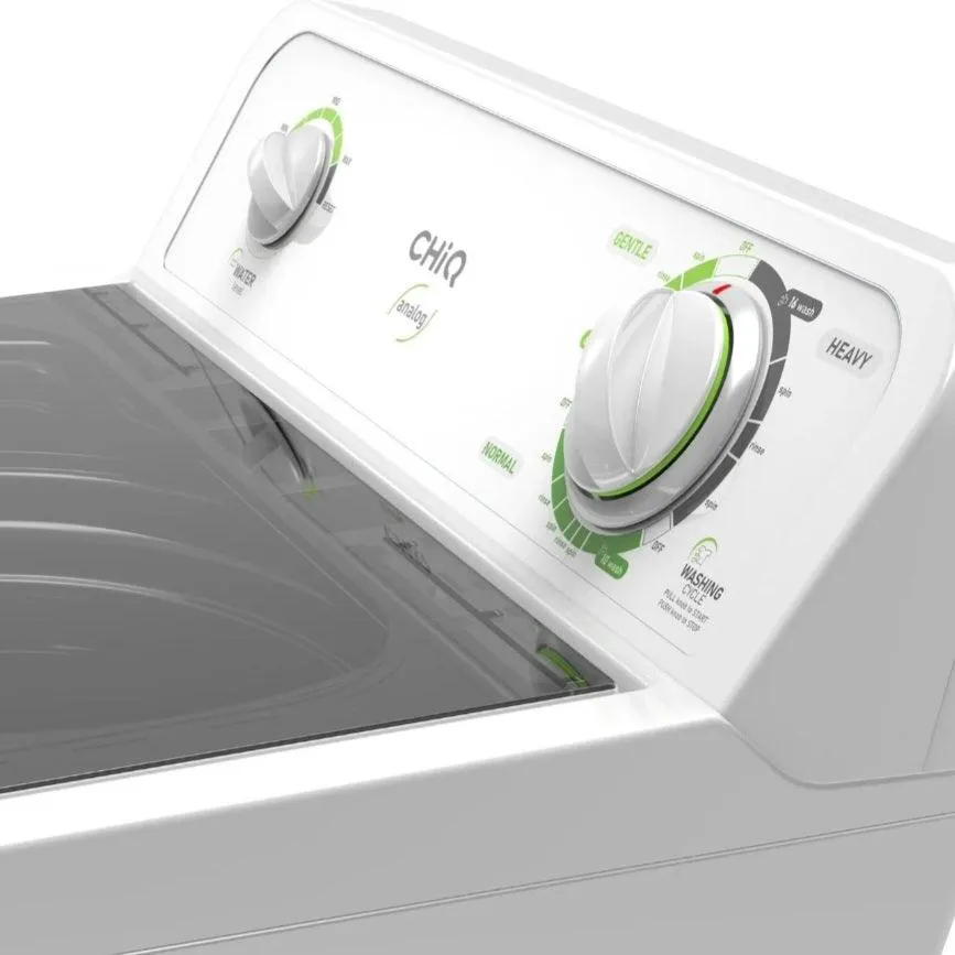 PRE-SALE ONLY - Chiq 100% Analog Washing Machine 4.2 Cu. Ft.