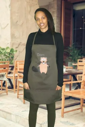Prints Dam it! and Wildlife Cottage apron.