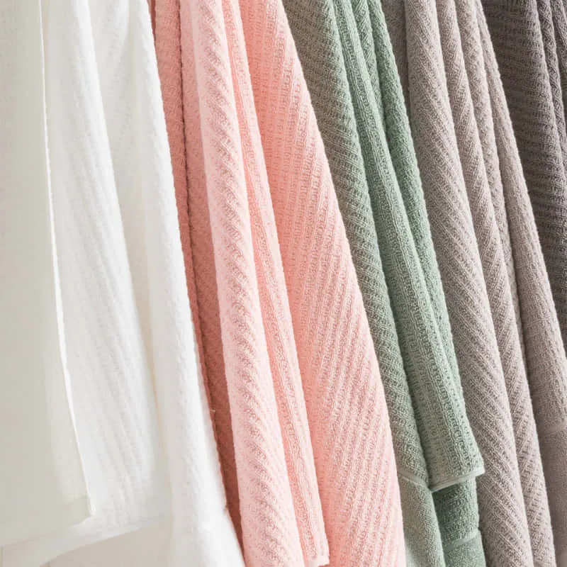 Renee Taylor Cambridge Textured 4 Piece Primrose Bath Towel Pack