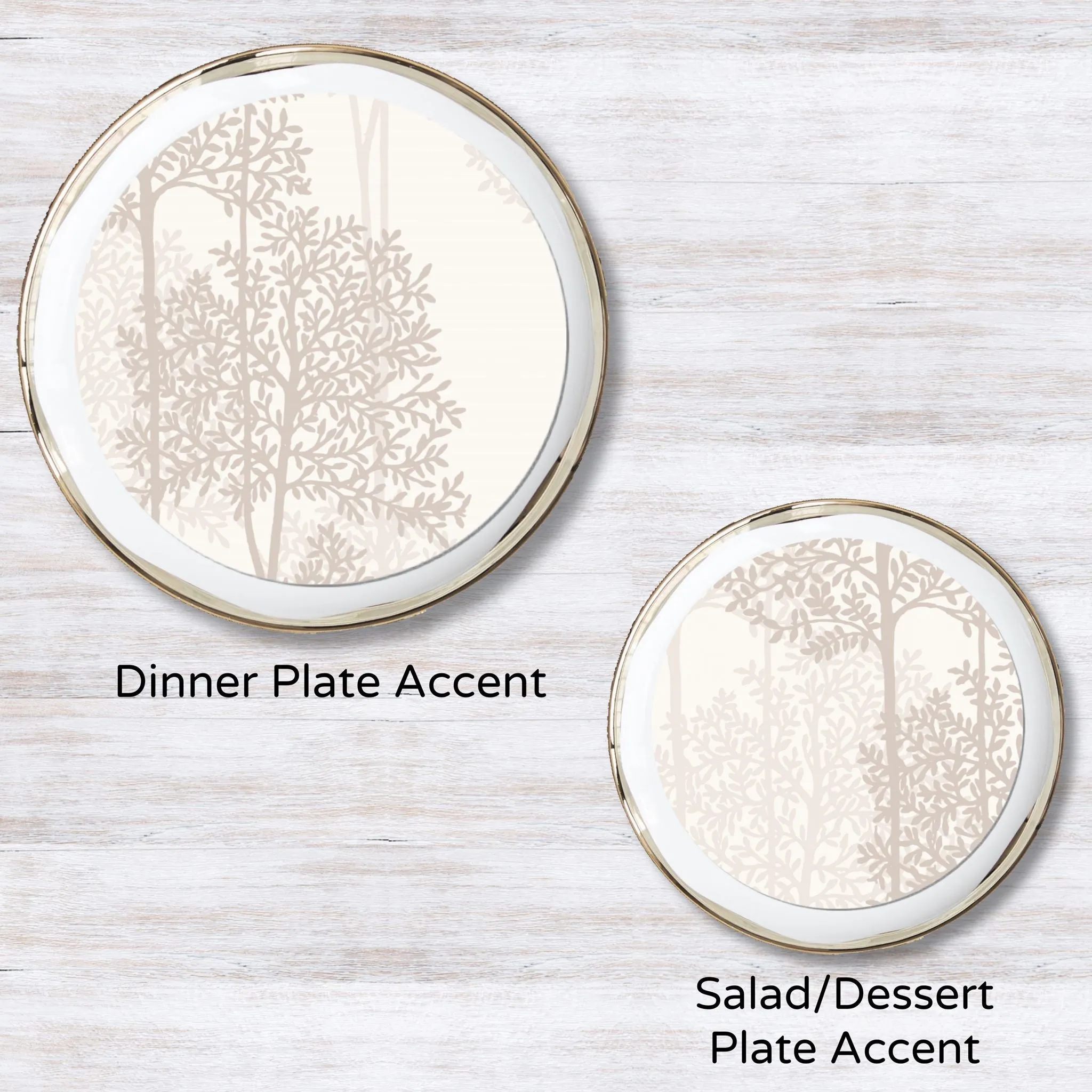 River Birch Plate Accent