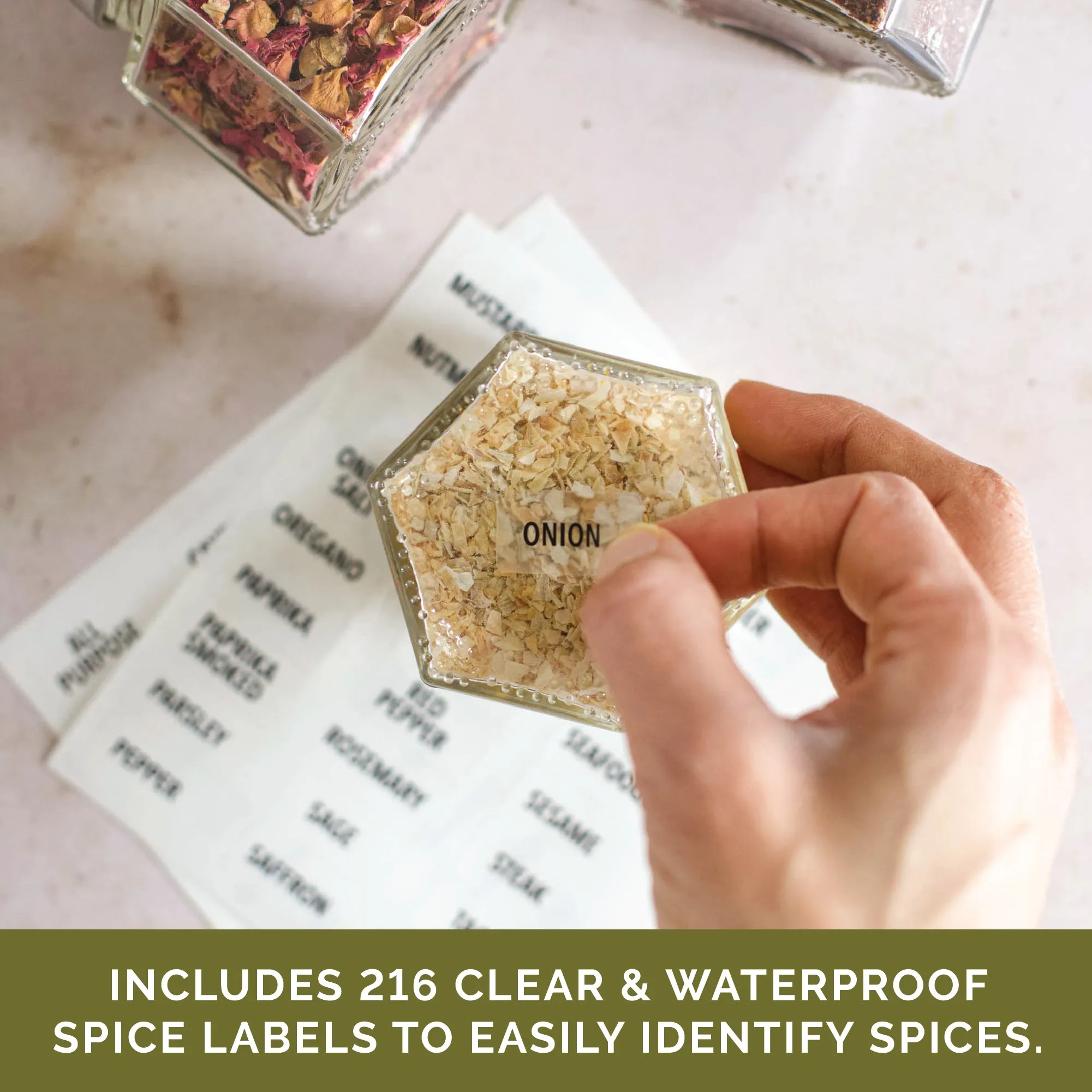 Rustic Empty Magnetic Spice Rack for Wall