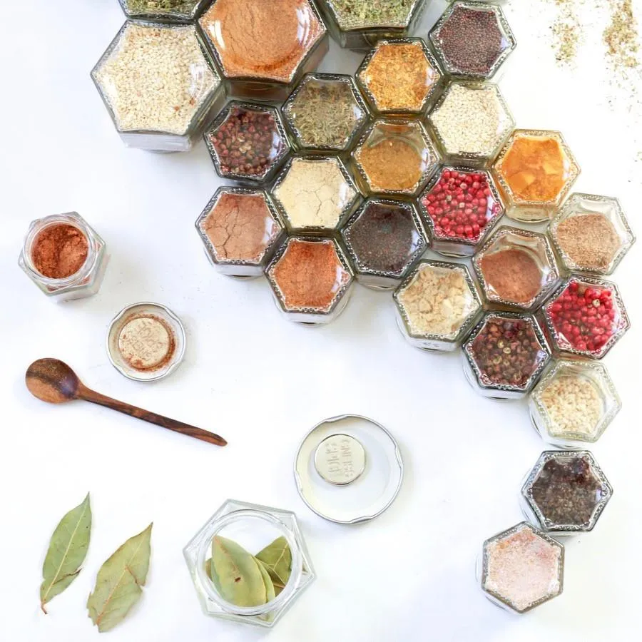Singles: Empty DIY Magnetic Spice Jars