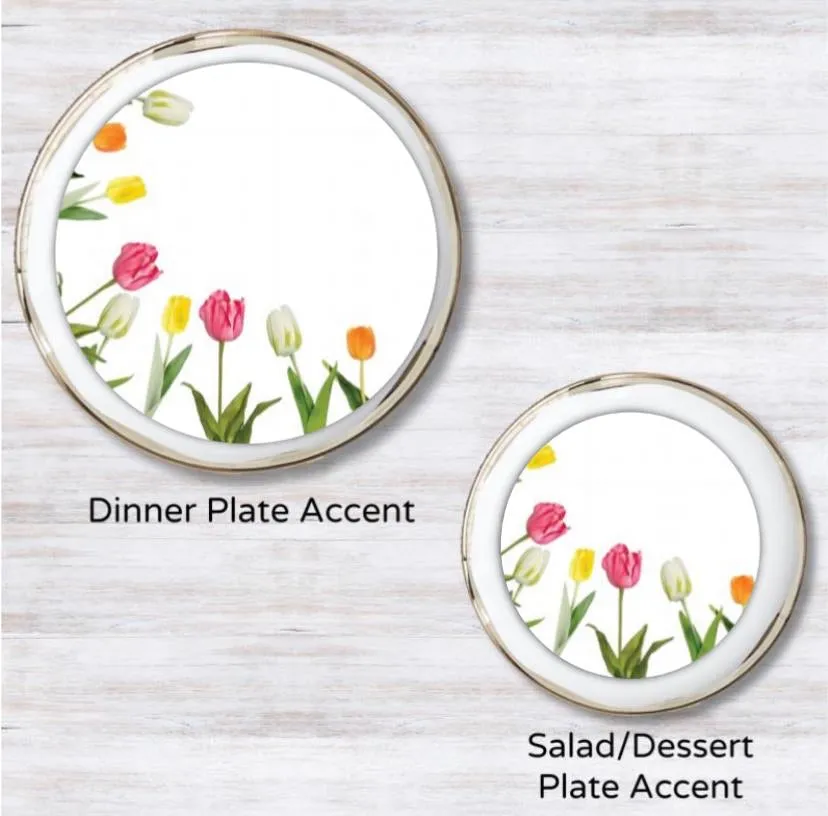 Spring Ring Plate Accent