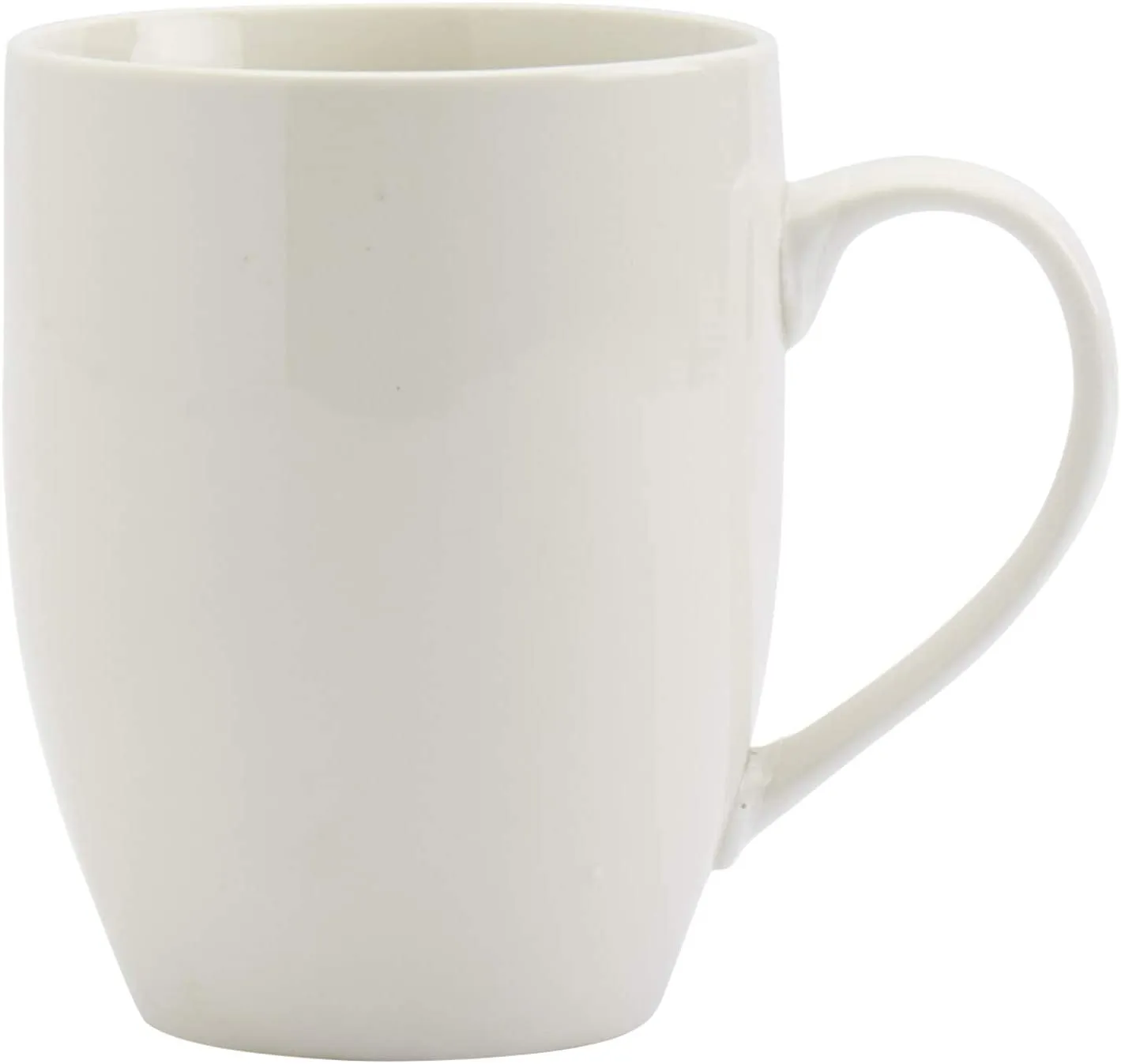 Tabletops Gallery White Dinnerware Set with Plate, Salad Plate, Cereal Bowl, and Mug (Service for 4), Elizabeth 16 Piece Dinnerware Set