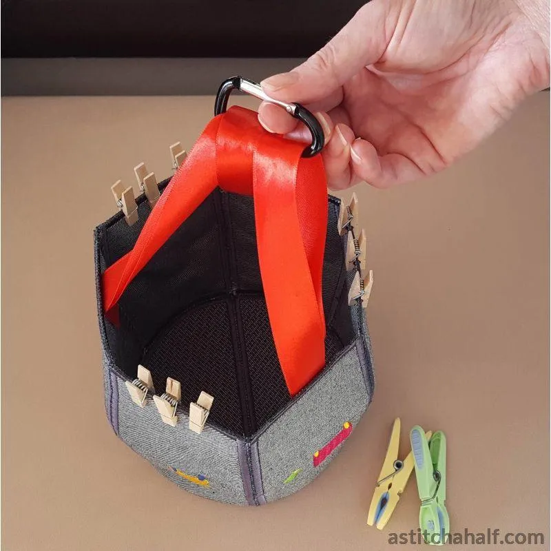 Washing Line Friendly Pegs Basket